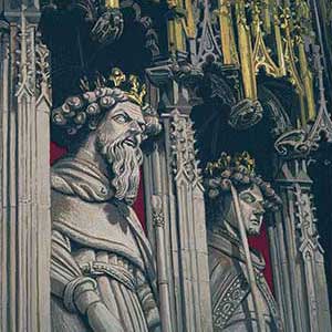 The Kings Screen Stone Carving, York Minster.