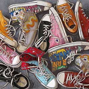 My collection of Converses.